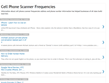 Tablet Screenshot of cellphonescannerfrequencies-tel.blogspot.com