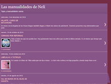 Tablet Screenshot of manualidadesneli.blogspot.com