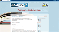 Desktop Screenshot of latransformacionuniversitaria.blogspot.com