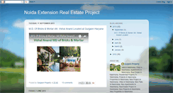 Desktop Screenshot of noidaextensionnewproject.blogspot.com