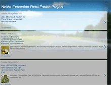 Tablet Screenshot of noidaextensionnewproject.blogspot.com