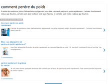 Tablet Screenshot of comment-perde-poids.blogspot.com