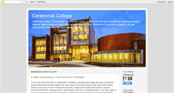 Desktop Screenshot of centennialcollege.blogspot.com