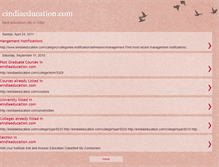 Tablet Screenshot of eindiaeducation.blogspot.com