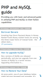 Mobile Screenshot of php-and-mysql-guide.blogspot.com