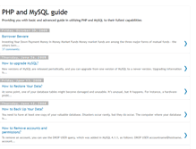 Tablet Screenshot of php-and-mysql-guide.blogspot.com