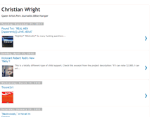 Tablet Screenshot of christianwright.blogspot.com