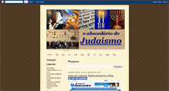 Desktop Screenshot of abcdojudaismo.blogspot.com