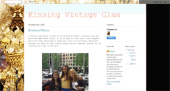 Desktop Screenshot of kissingvintageglam.blogspot.com