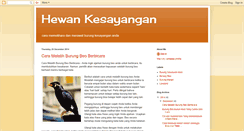 Desktop Screenshot of hewan-kesayangan1.blogspot.com