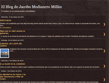 Tablet Screenshot of jacobomedianero.blogspot.com