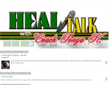 Tablet Screenshot of healtalk.blogspot.com