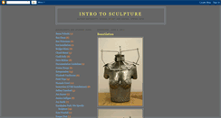 Desktop Screenshot of introtosculpture2010.blogspot.com