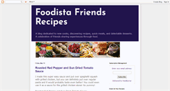 Desktop Screenshot of foodistafriends.blogspot.com