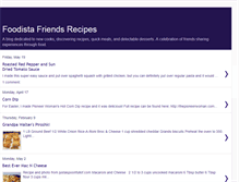 Tablet Screenshot of foodistafriends.blogspot.com