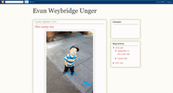 Desktop Screenshot of evanunger.blogspot.com