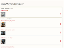 Tablet Screenshot of evanunger.blogspot.com