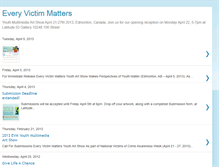 Tablet Screenshot of everyvictimmatters.blogspot.com