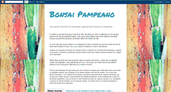 Desktop Screenshot of bonsaipampeano.blogspot.com