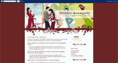 Desktop Screenshot of literarymenagerie.blogspot.com