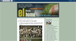 Desktop Screenshot of desdeelhomepanorama.blogspot.com