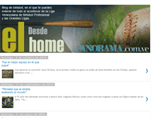 Tablet Screenshot of desdeelhomepanorama.blogspot.com