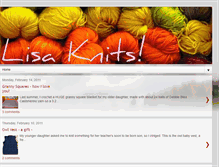 Tablet Screenshot of lisaknits555.blogspot.com