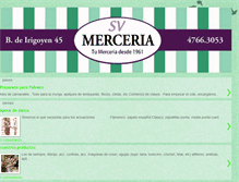 Tablet Screenshot of merceria-sv.blogspot.com