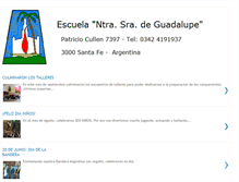Tablet Screenshot of colegioparroquialdeguadalupe.blogspot.com