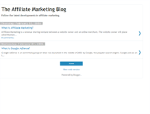 Tablet Screenshot of affiliatenews.blogspot.com