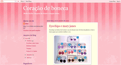 Desktop Screenshot of coracao-de-boneca.blogspot.com