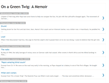 Tablet Screenshot of onagreentwig.blogspot.com