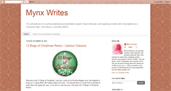 Desktop Screenshot of mynxwrites.blogspot.com