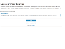 Tablet Screenshot of entrepreneurboursier.blogspot.com