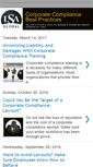 Mobile Screenshot of corporate-compliance-training.blogspot.com