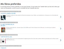 Tablet Screenshot of mis-libros-preferidos.blogspot.com