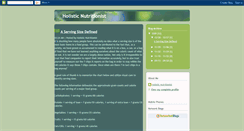 Desktop Screenshot of holisticnutritionist.blogspot.com