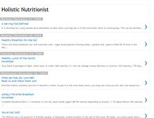 Tablet Screenshot of holisticnutritionist.blogspot.com