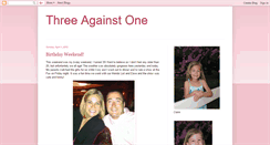 Desktop Screenshot of 3againstone.blogspot.com
