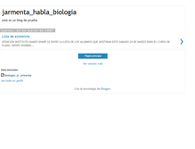 Tablet Screenshot of jarmenta-habla-biologia.blogspot.com