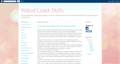 Desktop Screenshot of nakedlunchdolls.blogspot.com