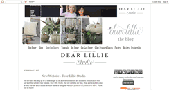 Desktop Screenshot of dearlillieblog.blogspot.com