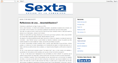 Desktop Screenshot of lasextaseccion.blogspot.com