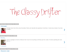 Tablet Screenshot of classydrifter.blogspot.com