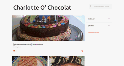 Desktop Screenshot of charlotte-ochocolat.blogspot.com