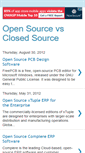 Mobile Screenshot of opensourcevsclosedsource.blogspot.com