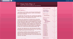 Desktop Screenshot of happybabyblog.blogspot.com