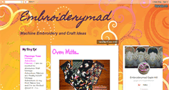 Desktop Screenshot of gayle-embroiderymad.blogspot.com