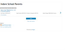 Tablet Screenshot of indoreschoolparents.blogspot.com