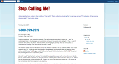 Desktop Screenshot of donotcall.blogspot.com